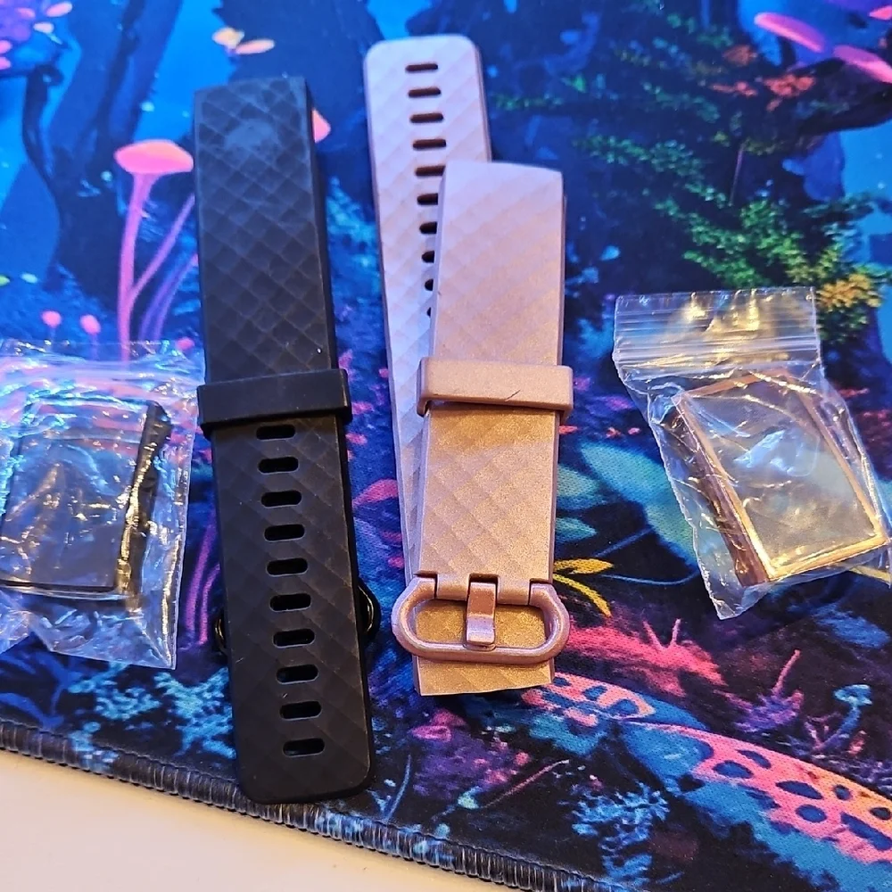 Smartwatch Bands in Black and Purple